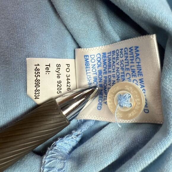 Southern Tide Polo Shirt Men’s XL Blue Fish Print Performance Stretch Golf - Picture 8 of 9